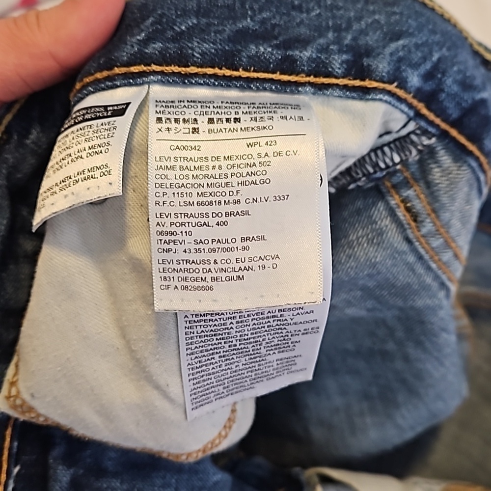 Men's Levi's 522 Distressed Jean's Size 33×30 - Picture 8 of 10